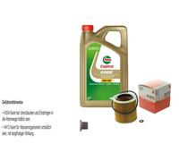 Mahle Filtro Olio 5 L Olio castrol edge FST 5W-30 Ll per BMW 3er 325i 330i Z4