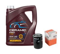 Mahle Filtro Olio 5L Mannol Ceramic Pro 10W-40 Per Toyota Hiace II Furgone H20