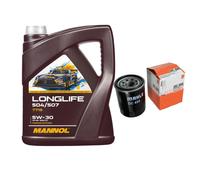 MAHLE Filtro Olio 5L MANNOL Longlife 504/507 5W-30 Per Mitsubishi Colt VI Z3_A
