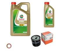 Mahle Filtro Olio 6 L Castrol 5W-30 M per Daihatsu Cuore VII 1.0