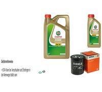 MAHLE Filtro Olio 6 L CASTROL 5W-30 M Per Nissan Maxima/Maxima QX V 3.0 V6 24V