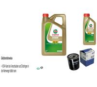 MAHLE Filtro Olio 6 L CASTROL 5W-30 Per Nissan Maxima/Maxima QX IV 2.0 3.0