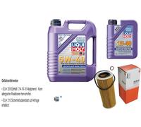 Mahle Filtro Olio 6 L Liqui Moly 5W-40 High-Tech per Alfa Romeo, 159 Brera 2.4
