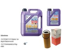 Mahle Filtro Olio 6 L Liqui Moly 5W-40 High-Tech per Alfa Romeo 159 Brera 2.4