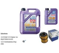 Mahle Filtro Olio 6 L Liqui Moly 5W-40 High-Tech per Fiat Linea 1.4 T-Jet