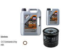 Mahle Filtro Olio 6 L Liqui Moly Top Tec 4200 5W-30 per Opel Kadett E Box 1.3 A