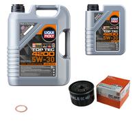Mahle Filtro Olio 6 L Liqui Moly Top Tec 4200 5W-30 per Renault 19 II Chamade