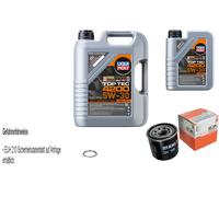 Mahle Filtro Olio 6 L Liqui Moly Top Tec 4200 5W-30 per Subaru Libero Bus 1.2i