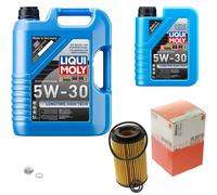 Mahle Filtro Olio 6L Liqui Moly 5W-30 da Molto Tempo per Honda Cr-V II 2.2 Ctdi