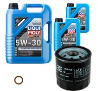 Mahle Filtro Olio 7 L Liqui Moly 5W-30 da Molto Tempo High-Tech per Opel _ 58