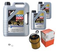Mahle Filtro Olio 7 L Liqui Moly 5W-30 Special Tec Per Honda CR-V III 2.2i-CTDI