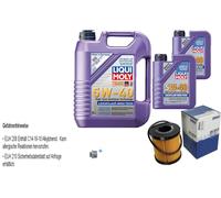 Mahle Filtro Olio 7 L Liqui Moly 5W-40 High Tech Per Fiat Linea 1.4 T-Jet