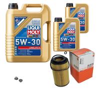 Mahle Filtro Olio 7 L Liqui Moly Longlife III 5W-30 Per Opel Frontera B 2.2 DTI