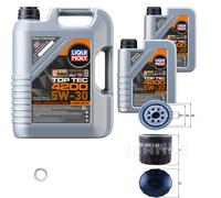 Mahle Filtro Olio 7 L Liqui Moly Top Tec 4200 5W-30 per Kia pro Cee'D Hatchback