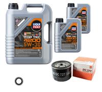 MAHLE Filtro Olio 7 L LIQUI MOLY Top Tec 4200 5W-30 Per Renault Clio III 1.5 dCi