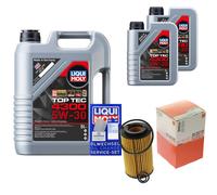 MAHLE Filtro Olio 7 L Liqui Moly Top Tec 4300 5W-30 Per Honda FR-V BE 2.2i-CTDI