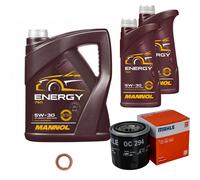Mahle Filtro Olio 7 L MANNOL Energia 5W-30 per Toyota Corolla Verso 2.0 D-4D Rav