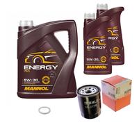MAHLE Filtro Olio 7 L MANNOL Energy 5W-30 Per Suzuki Baleno 1.8 GTX Jimny