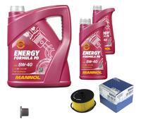 MAHLE Filtro Olio 7 L MANNOL Energy Formula PD 5W-40 Per Renault Clio IV