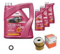 MAHLE Filtro Olio 7 L MANNOL Legend+Ester 0W-40 Per MINI Mini Cooper One Peugeot