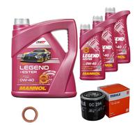 Mahle Filtro Olio 7 L mannol Legend + Ester 0W-40 per Toyota Rav 4 II 2.0 D 4WD
