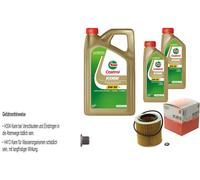 Mahle Filtro Olio 7 L Olio castrol edge FST 5W-30 Ll per BMW 3er 325i 330i Z4
