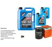 Mahle Filtro Olio 7L Liqui Moly 5W-30 da Molto Tempo per Nissan Maxima / Qx V