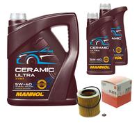 MAHLE Filtro Olio 7L MANNOL Ceramic 5W-40 Adatto Per BMW 3 Serie 325I 330I 335I