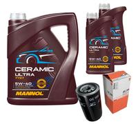 MAHLE Filtro Olio 7L MANNOL Ceramic 5W-40 Per VW Transporter IV Bus 2.5 TDI