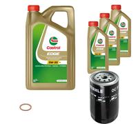 Mahle Filtro Olio 8 L Castrol 5W-30 M per Volvo 740 744 2.4 di Diesel