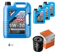 Mahle Filtro Olio 8 L Liqui Moly 5W-30 Longtime Per Smart Forfour 1.5 CDI