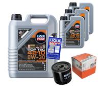 MAHLE Filtro Olio 8 L Liqui Moly Top Tec 4210 0W-30 Per Fiat Punto 1.2 60