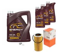 Mahle Filtro Olio 8 L mannol Energia 5W-30 per Volvo S80 I 2.4 D5 XC70 Sci Fondo