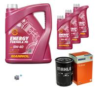 MAHLE Filtro Olio 8 L MANNOL Energy Formula PD 5W-40 Per Audi A6 Avant RS6