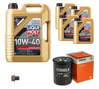 Mahle Filtro Olio 9 L Liqui Moly 10W-40 Leichtlauf Per Nissan Maxima/Maxima QX V