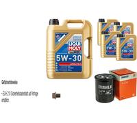 Mahle Filtro Olio 9 L Liqui Moly Longlife III 5W-30 per Nissan Maxima / Qx V