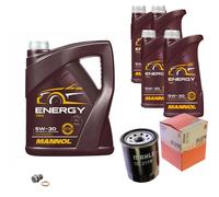 MAHLE Filtro Olio 9 L MANNOL Energy 5W-30 Per Suzuki Baleno Schrägheck 1.8 GTX