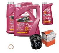 Mahle Filtro Olio 9 L mannol Legend + Ester 0W-40 per Renault Safrane II 2.5 20V