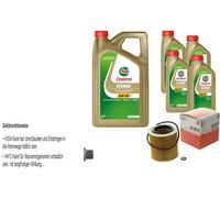 Mahle Filtro Olio 9 L Olio castrol edge FST 5W-30 Ll per BMW 3er 325i 330i Z4