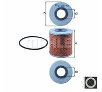 MAHLE Filtro Olio Con Anello Guarnizione Adatto A per Ford Transit Van V _ 2.4 D