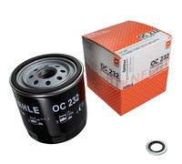 MAHLE Filtro Olio Con Anello Guarnizione per Ford Transit Scatola E _ 2.5 Di T