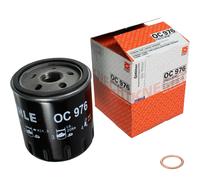 MAHLE Filtro Olio Con Anello Guarnizione per Opel Crossland X 1.2 Peugeot 208