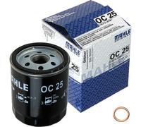 MAHLE Filtro Olio Con Guarnizione Adatto Per Volvo 66 OC 25 813.087