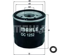 MAHLE Filtro Olio Con Guarnizione per Ford Transit Custom Scatola 2.4 TDCI RWD