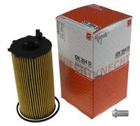 Mahle Filtro Olio Con Vite Di Chiusura Per Jeep Cherokee 2.8 CRD 4x4 Wrangler