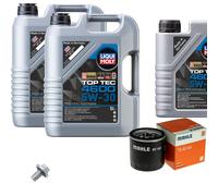 Mahle Filtro Olio Liqui Moly Top Tec 4600 5W-30 11 L per Opel Karl Insegne A 2.0