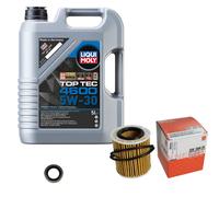 MAHLE Filtro Olio LIQUI MOLY Top Tec 4600 5W-30 5 L Per Saab 9-5 1.9 TiD 9-3