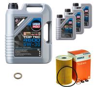 Mahle Filtro Olio Liqui Moly Top Tec 4600 5W-30 8 L Per Kia Pro Cee'D 1.6 Crdi