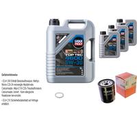 MAHLE Filtro Olio LIQUI MOLY Top Tec 4600 5W-30 8 L Per Suzuki Baleno 1.8 GTX