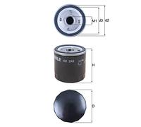MAHLE Filtro olio OC243